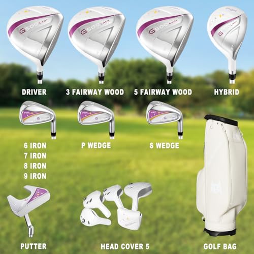 PGM 17 Pcs Women Golf Club Full Set for Right Handed with Headcover and Bag - image 3