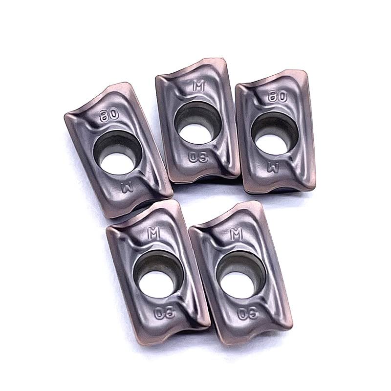 10 Uds AOMT123608-PEER-M VP15TF herramientas de torneado externo inserto de carburo herramienta de corte de torno inserto de torneado