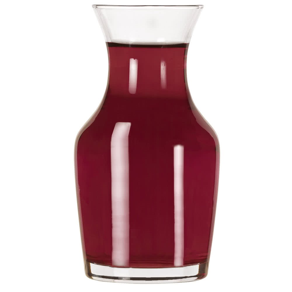 Set of 6 Libbey 735 Cocktail Decanter/Bud Vase/Carafe, 6.50 ounce, w/Signature Party Picks