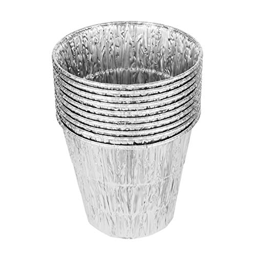Kingsford Einweg-Tropfeimer-Einlagen, 10 Stück, Aluminium-Tropfeimer-Einlagen, Einweg-Eimereinlagen für BBQ und Grill, Fetteimer-Einsätze zum Grillen, einfache Reinigung von Kingsford Grillen