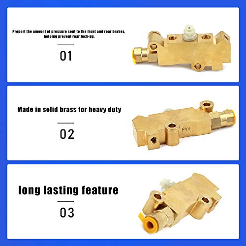 CombinationProportioning Valve, PV4 1721361 Disc/Disc Brakes, Front