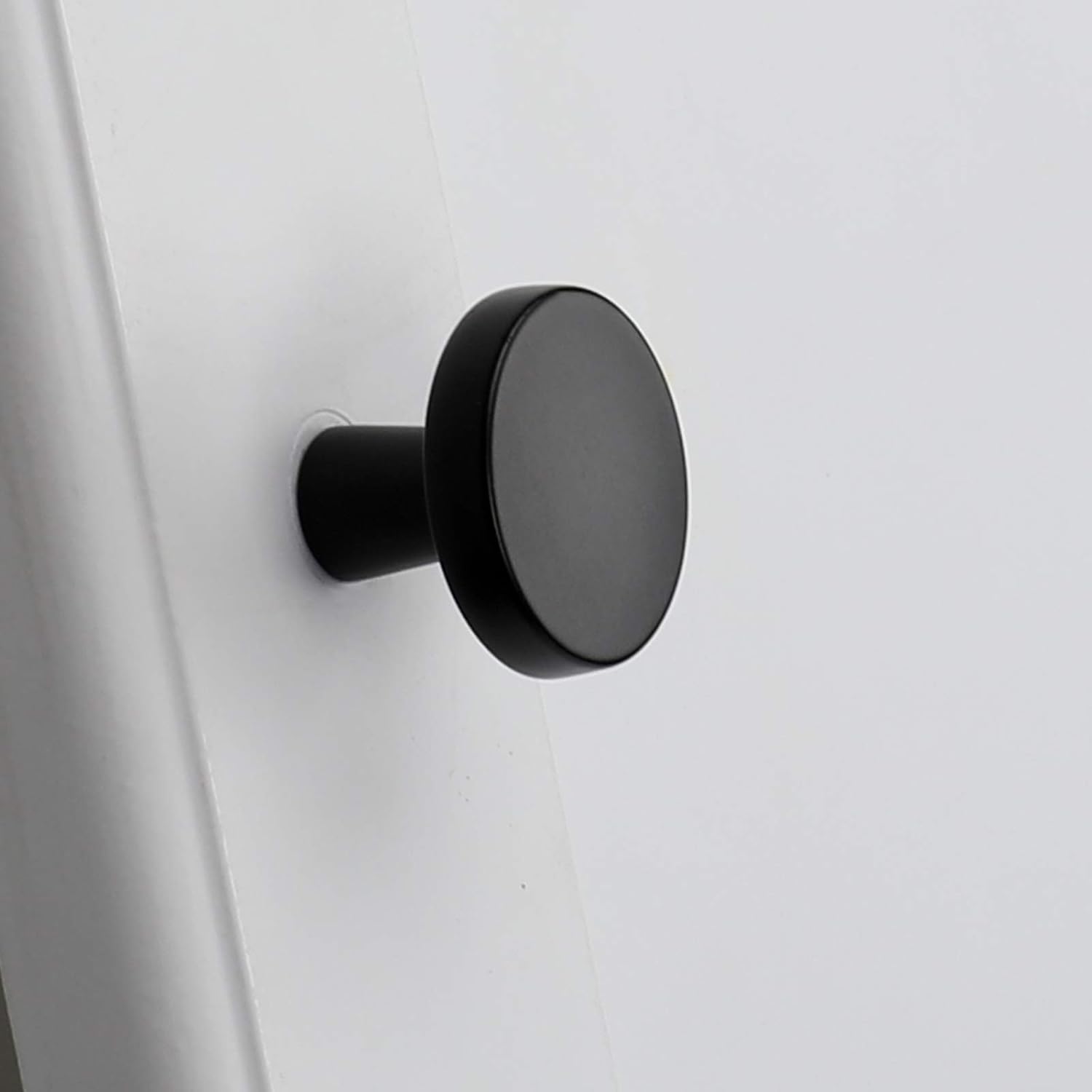 homdiy 100 Pack Black Knobs for Bathroom Cabinets Handles and Knobs - MO5310BK Matte Black Drawer Knobs Cabinet Knobs for Dresser Drawer Pulls and Knobs for Kitchen Cabinets