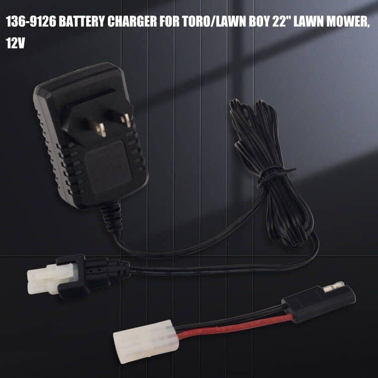 Miniatura 3 de Huthbrother, cargador de batería 136-9126, compatible con cargador de batería Toro de 22 pulgadas, sustituye a 114-1588, 104-7401, se adapta a la