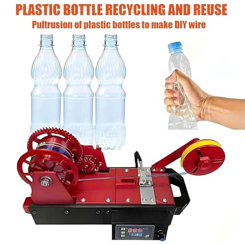 Extrusor de filamentos de botellas de plástico pultruido con control de temperatura de PET 4