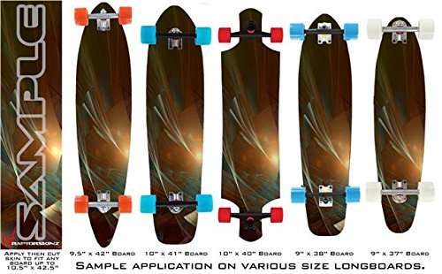 Windswept - Decal Style Vinyl Wrap Skin fits Longboard Skateboards up to 10
