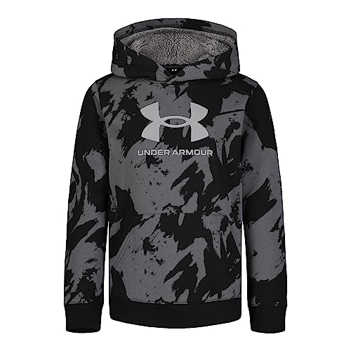 Image of Under Armour Boys' Pullover Hoodie Sweatshirt, Soft & Comfortable Fleece, Outdoor Collection