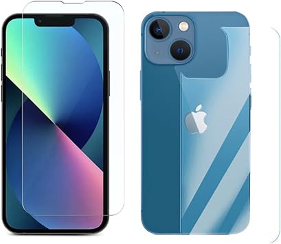 Microcase Apple iPhone 14  n Arka Set Tempered Glass Cam Koruma - AL3271