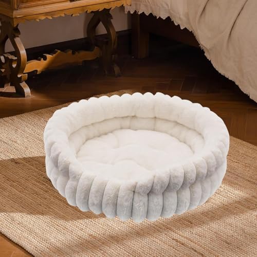 Cama para gatitos con ansiedad cojín relajante lavable contra el frío invernal 8