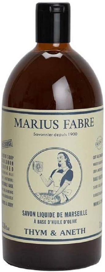 Marius Fabre Marseille Liquid Soap Thyme and Dill 1L