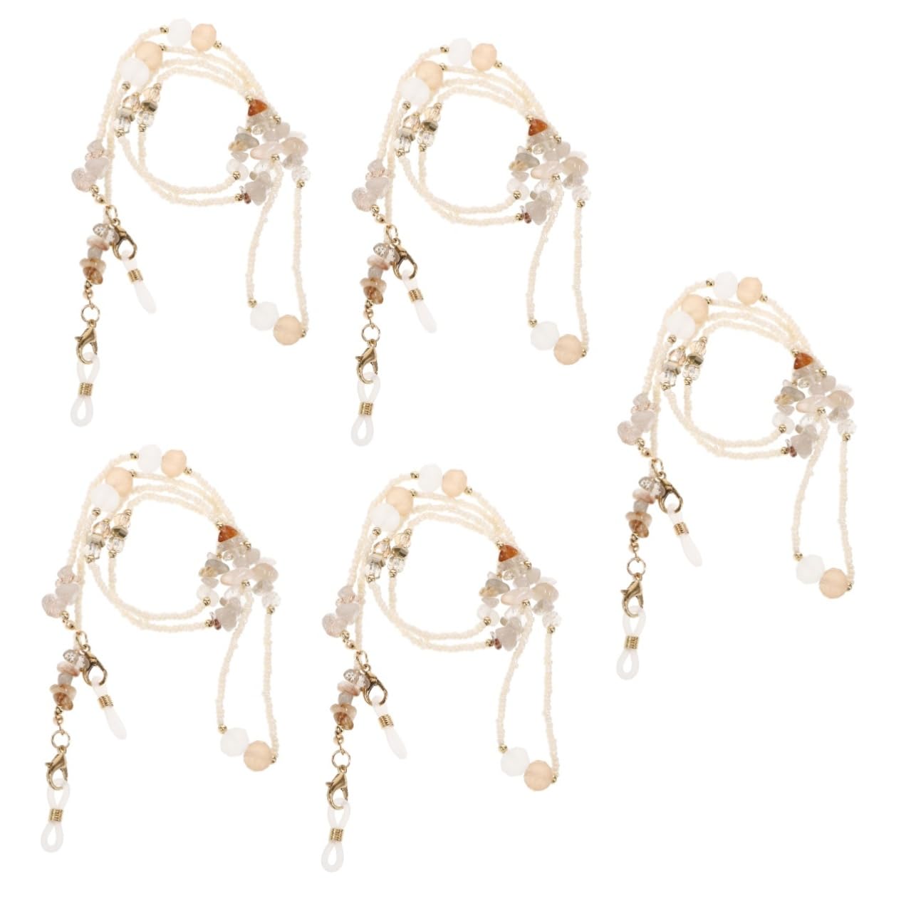 4 Uds Cadena De Gafas De Cristal Gafas Titular Collar Cordón Para Gafas Para Con Cuentas Cadena De Gafas Cadena De Gafas Para Gafas Cordón Las Mujeres Gafas De Sol