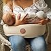 Stillkissen XXL Lagerungskissen für Baby Stillen Nursing Pillow - Schwangerschaftskissen Stillmond Breastfeeding Mond und Kinder Stillhörnchen mit Memory Foam