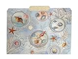Punch Studio Seascape Decorative File Folders Set of 10