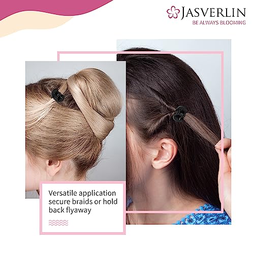 JASVERLIN Small Hair Clips Tiny Claw for Fine Thin Hair Women Little Girl Plastic Mini Accessories Clam Clip Styling - Image 4