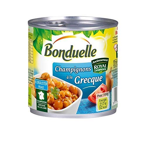 BONDUELLE - Champignons De Paris À La Grecque Boîte 400G - Lot De 2