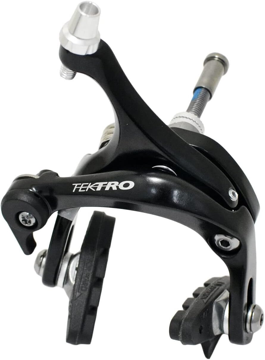 TEKTRO R326 Road Bike Dual Pivot Caliper Brake Set (Front + Rear), Black, MH2650
