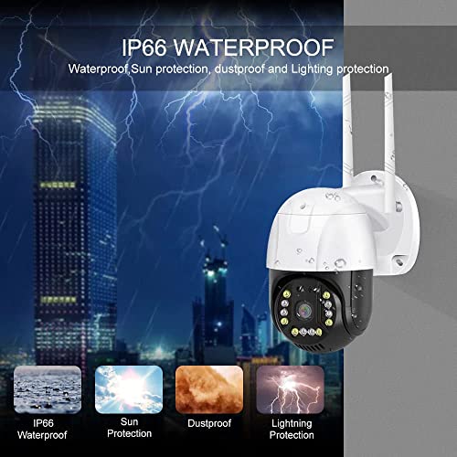 Image of DDLC 4G SIM(All Supported) Gorilla 5MP Full HD IP66 Outdoor V380 Wireless PTZ Security Camera Colored 9 IRS Dual Light Night Vision AUTO Tracking Two Way (4G PTZ)