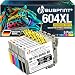 Produktbild Bubprint 5 604XL Multipack Druckerpatronen kompatibel als Ersatz für Epson 604 XL für Epson Expression Home XP-2200 XP-2205 XP-3200 XP-4200 XP-4205 Workforce WF2910DWF WF2930DWF WF2935DWF WF2950DWF