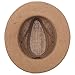Scala Men's Plus-Size Hemp Safari Hat with Leather Band, Camel, X-Large