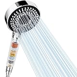 dothnix Pommeau de Douche Anti Calcaire Multi niveaux, 5 Modes Pommeau de Douche Filtrant Haute Pression, Universal pour Eau Dure Idéal pour Éliminer le Chlore Résiduel