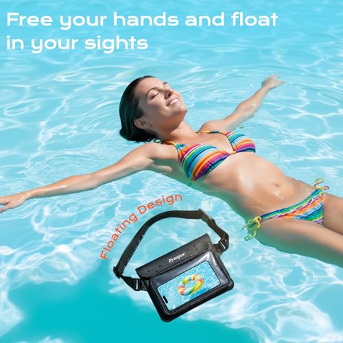 IPX8 Waterproof Fanny Pack 2-Pack