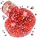 Watermelon Clear Slime Red Jelly Cube Crunchy Crystal Slime with Glitters Add Ins, Stretchy Premade Water Slime Scented DIY Bubble Slime Kids Birthday Party Favors, Big Slime for Girls Boys 7OZ 200ML