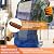 LOCCEF Work Gloves MicroFoam Nitrile Coated-6 Pairs,Endurance Seamless Knit Nylon,Dots on palm,Tacky Dot Grip Gloves,Orange-9L