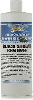 Gliptone Heavy Duty Marine & RV Cleaner, Black Streak Remover for Vinyl, Fiberglass, & Flooring, Cleans Soot, Dirt & Stains, Eco-Safe Liquid Formula, 1 Quart