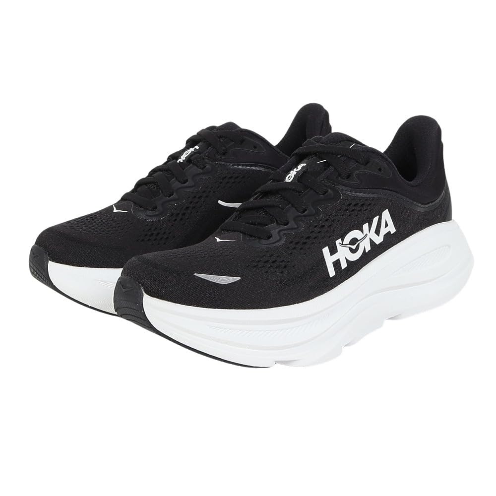 Amazon.co.jp: HOKA ONE ONE(ホカ オネオネ) W BONDI 9 WIDE BLACK