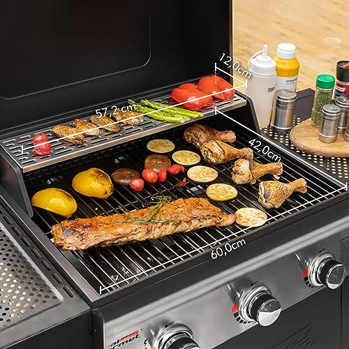 Royal Gourmet GH3000E-F 3 Burner Gas Barbecue, Black