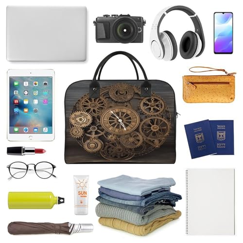 Maletín Steampunk con diseño de engranajes para laptop ligero miniatura 5