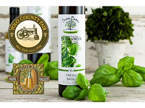 Aceite de oliva extra virgen con albahaca fresca 250 ml miniatura 2