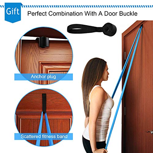 Resistance Bands Set, 3 Pack Professional Latex Elastic Bands for Home or Gym Upper