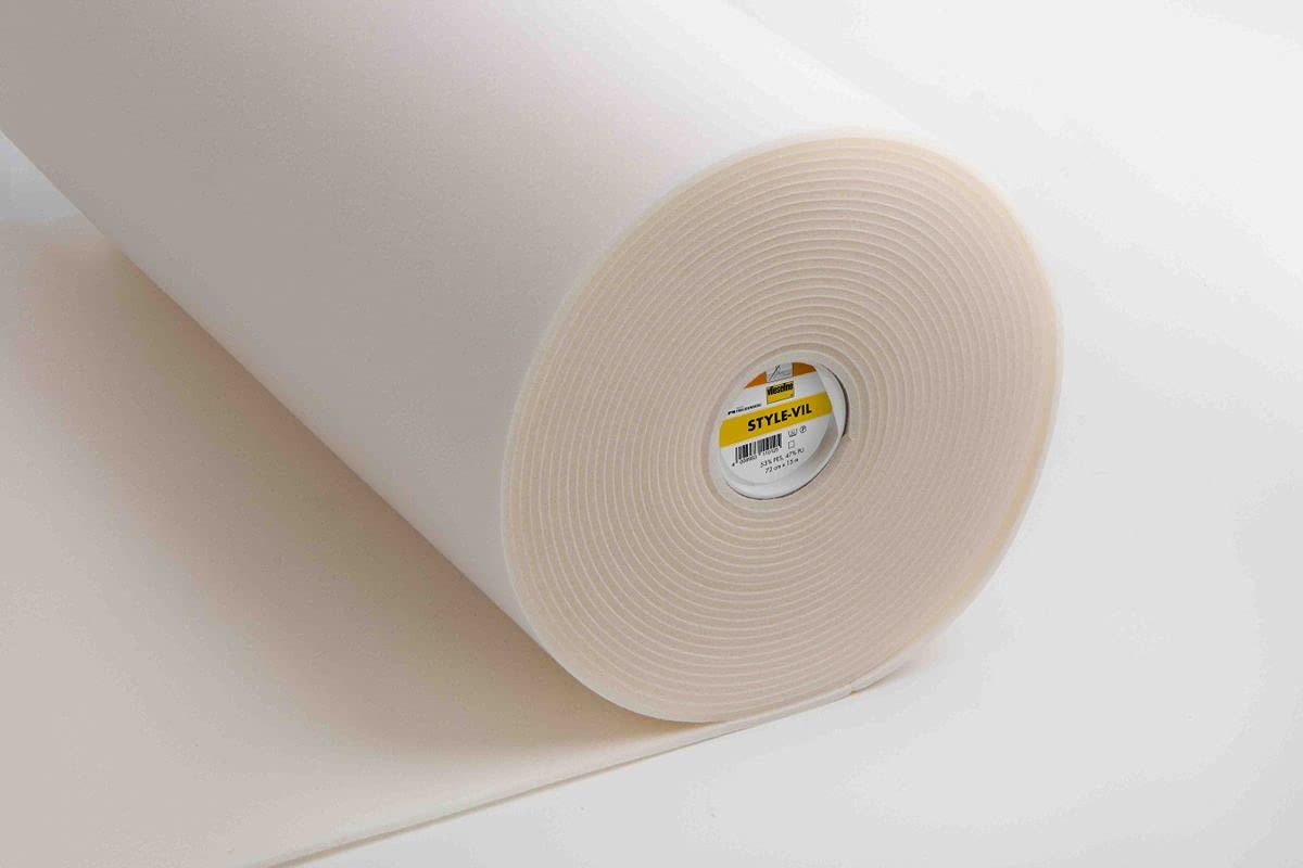 Vlieseline Style Vil White 72 cm Width
