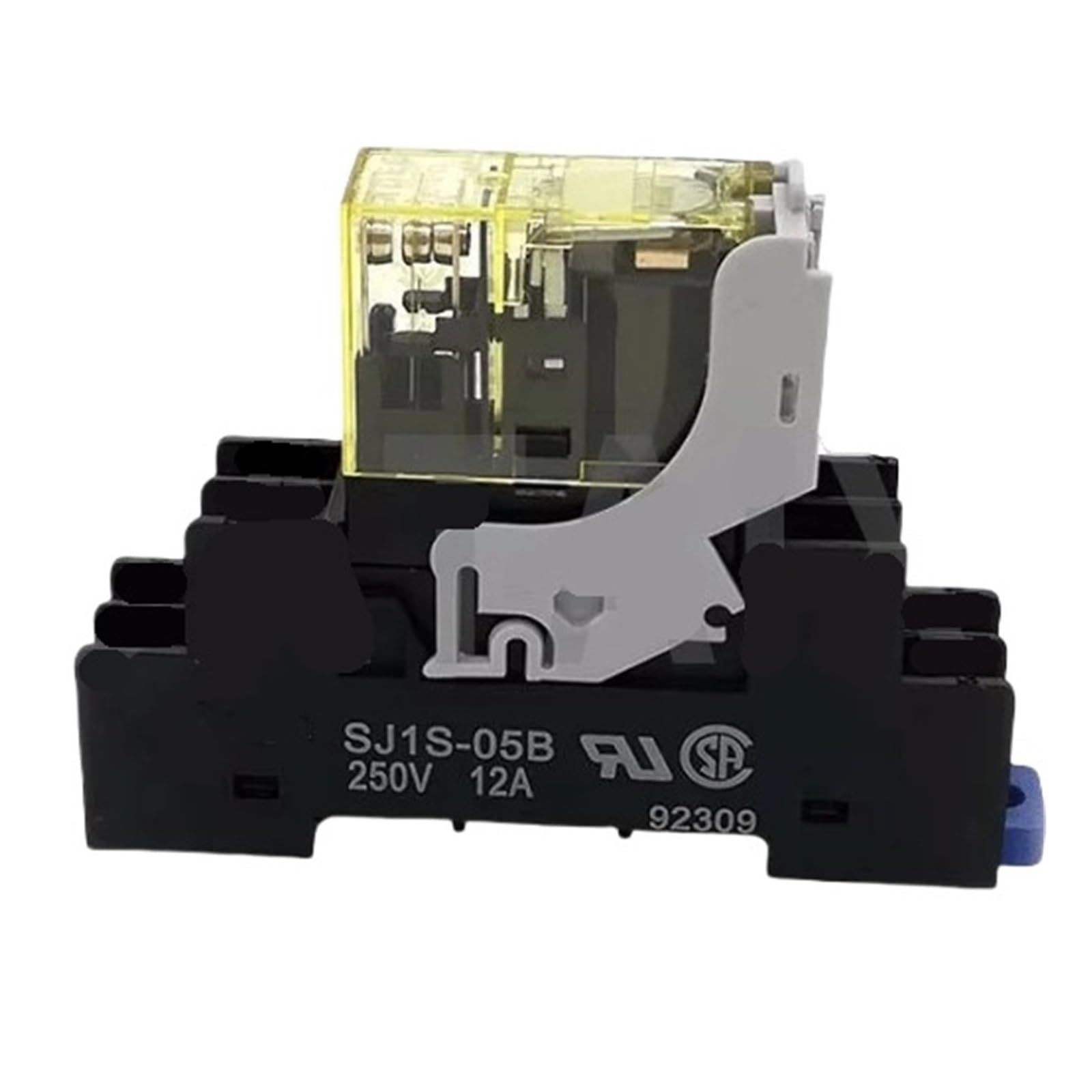 CLEUFWKO Thin power relay RJ1S-CL-A220+base SJ1S-05B set