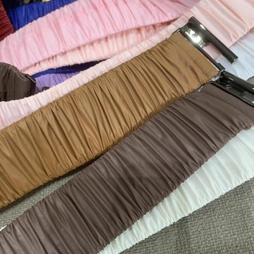 Womens Wide Elastic Waist Cinch Band Belt Corset Stretch Waistband for Down Quilted Jacket Puffer Coat4