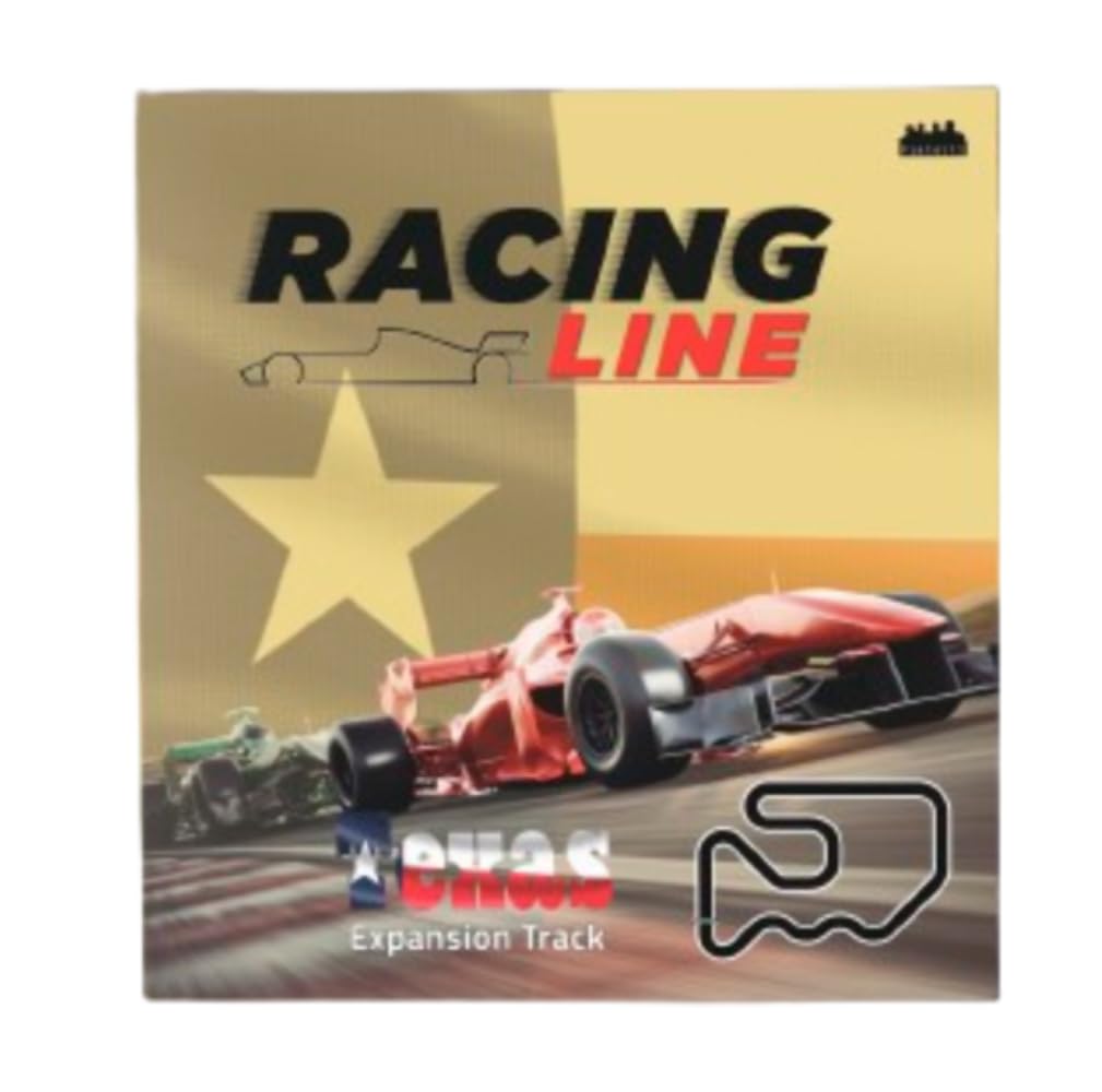 Racing Line Texas – F1-Inspired American Expansion Track | Board Game Expansion for Racing Fans | Requires Racing Line Base Game | Motorsport Gift