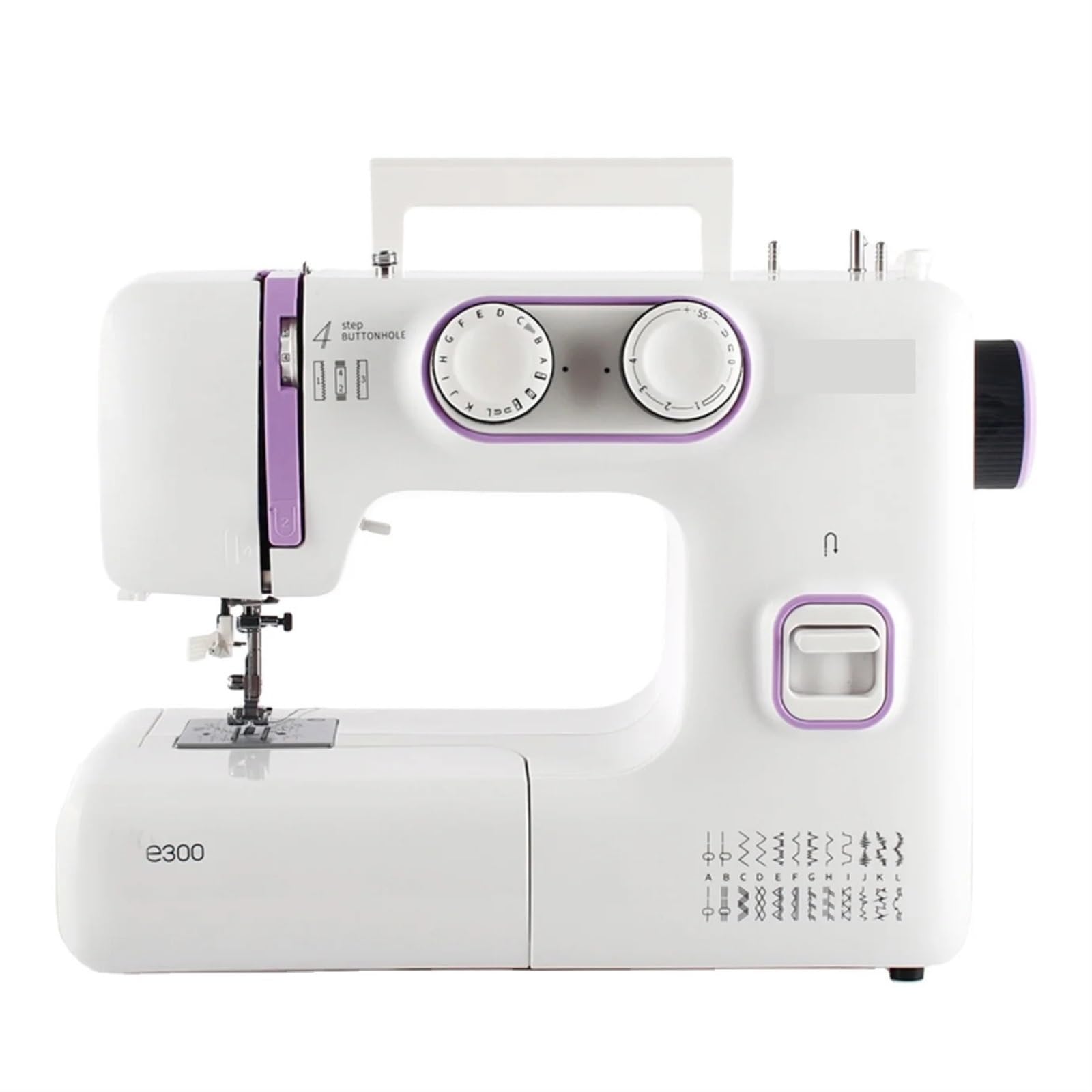 Edede One Color Sewing Machine, 24 Pattern Stitches Household Sewing Machine For Home Use