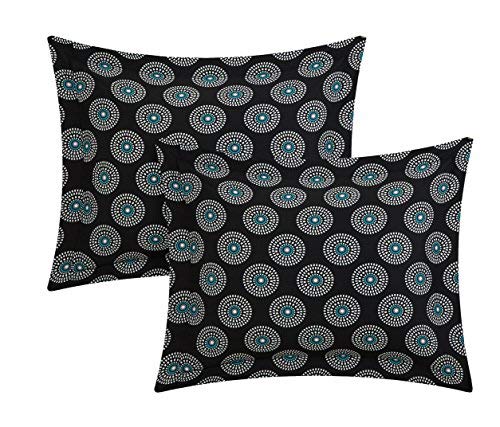 Chic Home Mornington Large Scale Contempo Bohemian Reversible Printed With Embroidered Details. King Bed In A Bag Comforter Set, Black #TOP2