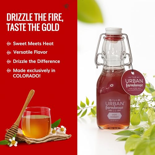 The Urban Farmhouse Co – Miel Picante con Chile 6.4 oz miniatura 3
