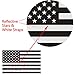 Reflective Subdued American Flag Stickers 2 Pairs Bundle 3