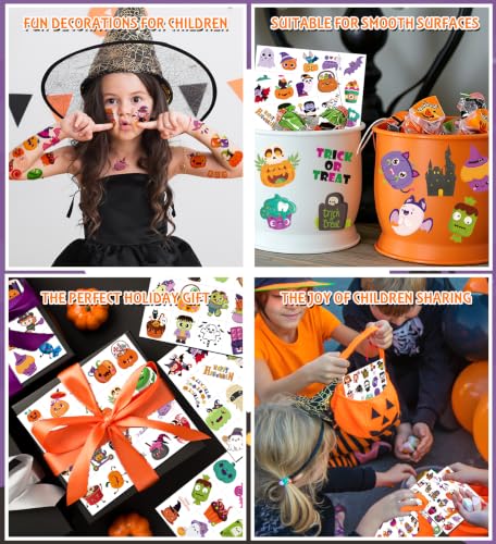 Halloween Temporary Tattoos,Halloween Party Favors Games Toy Party Supplies — view 5