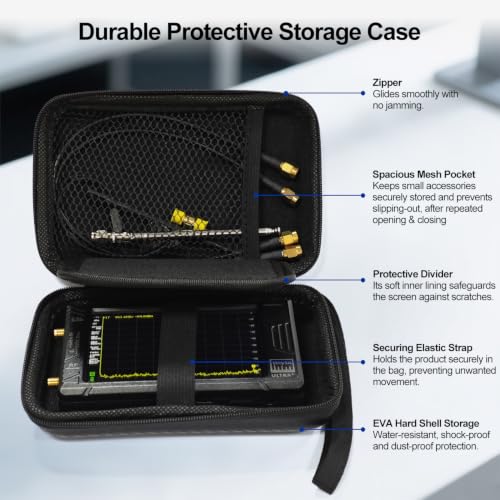 Image of AURSINC Tinysa Ultra+ ZS407 7.3GHz Spectrum Analyzer Bundle with Hard Case