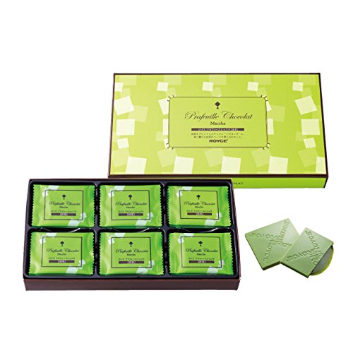Royce'(ロイズ) Royce Prafeuille Chocolat "Matcha"- Assortment Of Green Tea Infused White Chocolate With Matcha Sauce Filling thumb #1
