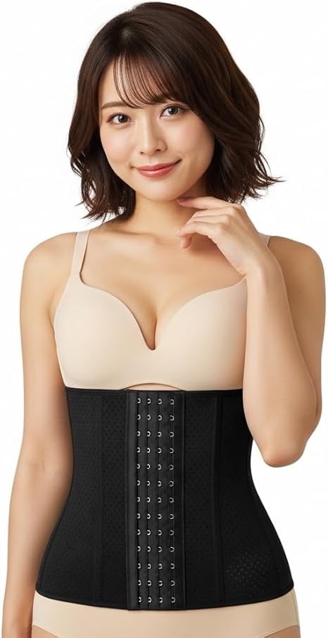 Amazon | [プリンセススリム] 着圧コルセット ウエストニッパー