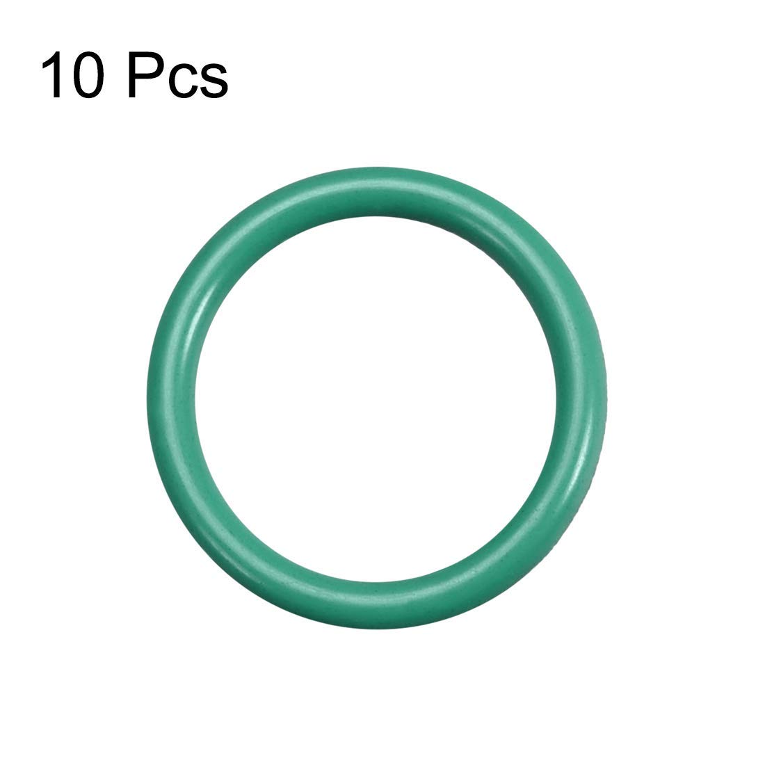 FKM O Ring Seal Pakking Fluororubber O-Ring,Green CS 2.65mm,ID 3.15mm (10PCS