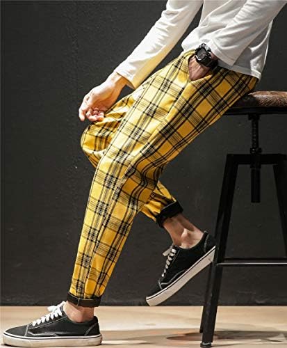 Amazon.com: QZH.DUAO - Pantalones de cuadros para hombre, 38 : Ropa,  Zapatos y Joyería