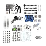 RAHONWHQB de reconstrucción de Motor de árbol de levas, Cadena de distribución VVT, Juego Completo de Juntas Compatible con 1500 3.6L 11-20 ERB Pentastar(New Type 15-20)