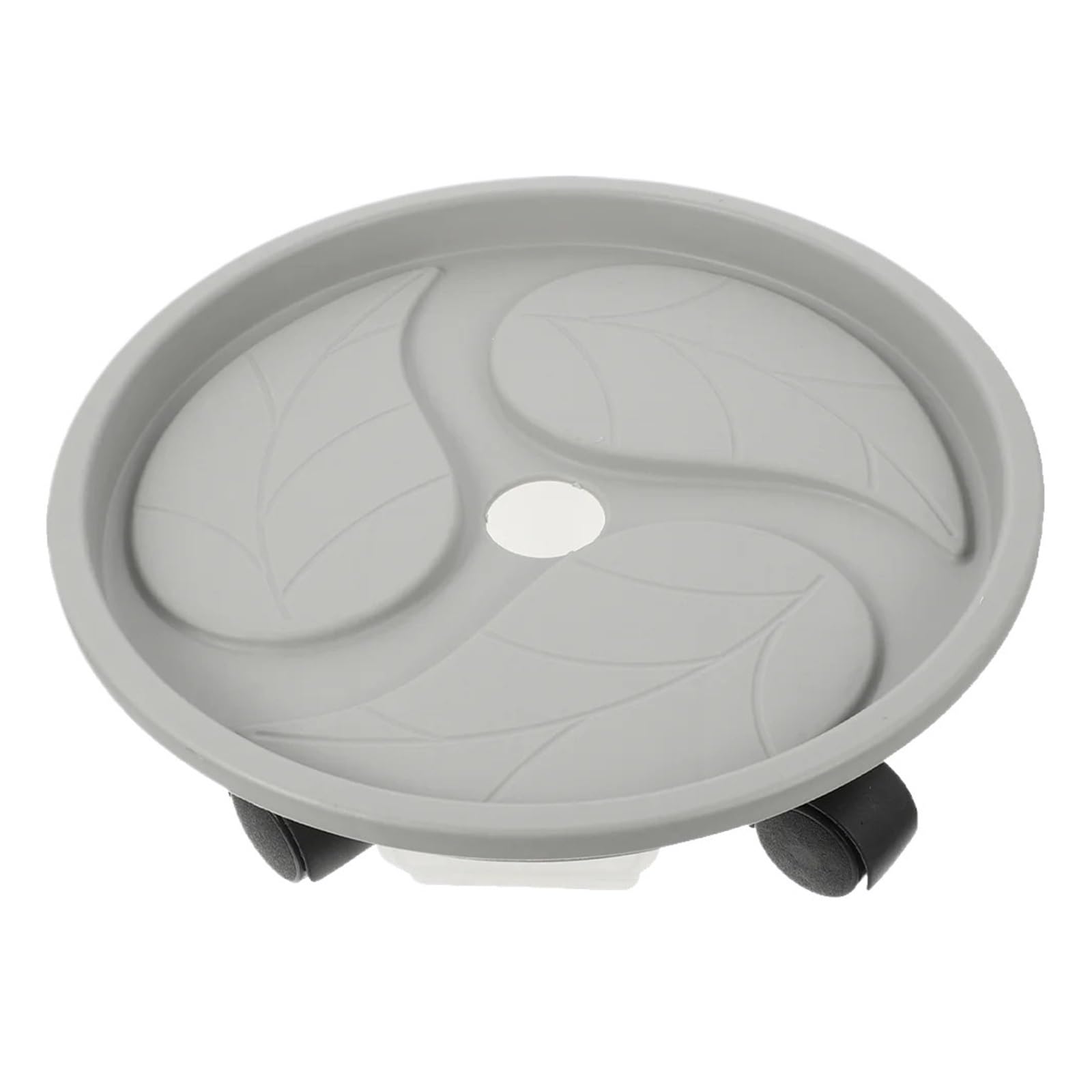 WEYIMVTO Mobile plant pot trays, Scroll Interior Decorations for House Potted Mover Plastic