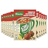 Die Cremesuppe ist natürlich ohne geschmacksverstärkende Zusatzstoffe und Farbstoffe
