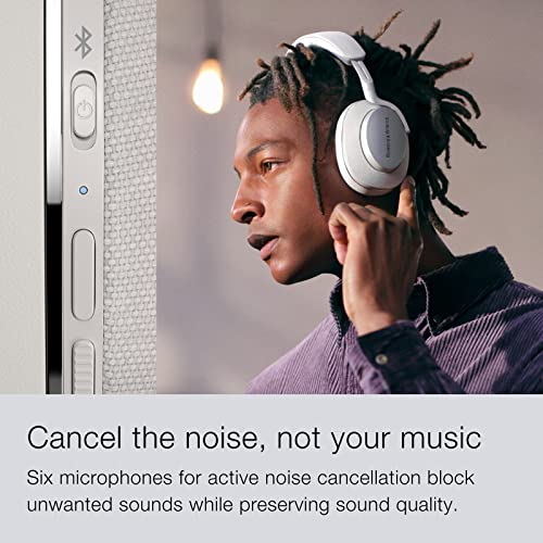 Image of Bowers & Wilkins Px7 S2 Over-Ear Headphones - Advanced Noise Cancellation, Technical Fabrics, 30-Hour Battery Life, 15-Min Quick Charging, Grey